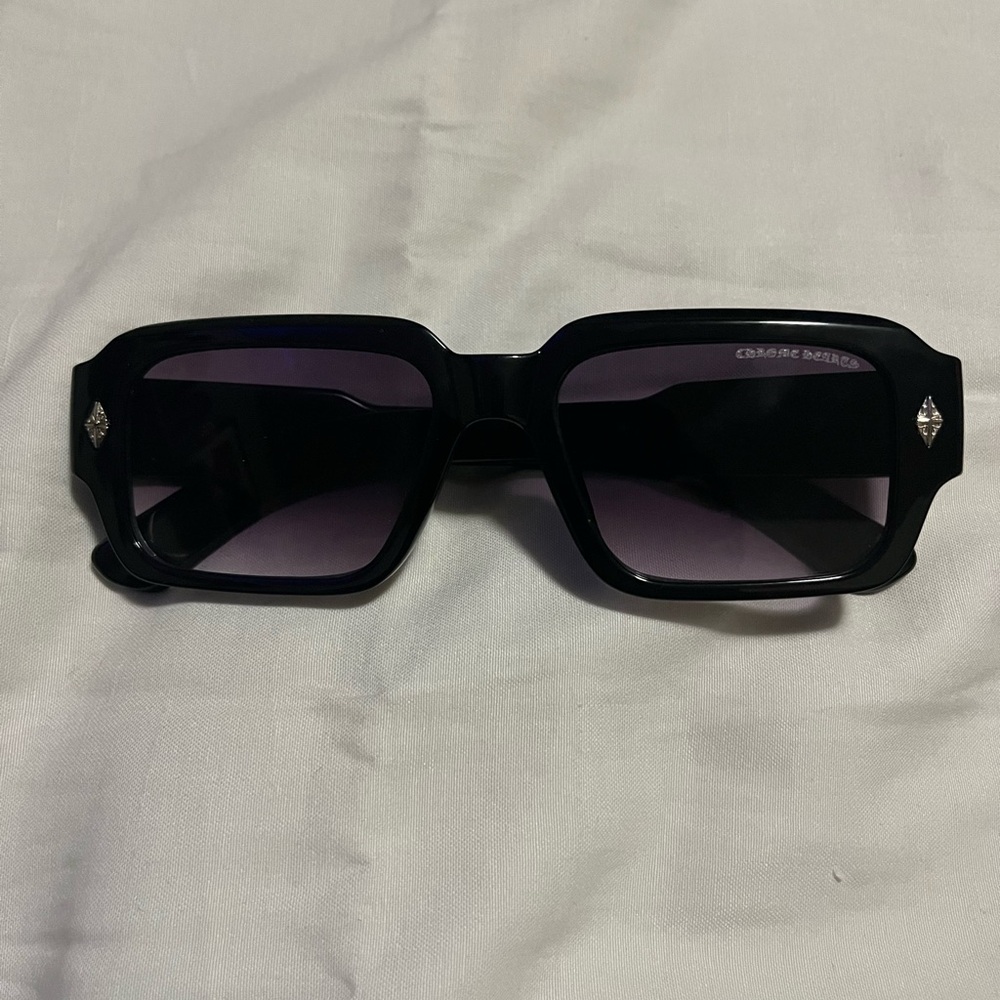 Chrome Hearts Dark Frame Sunglasses